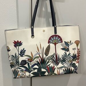 Tory Burch Multicolor Floral Tote